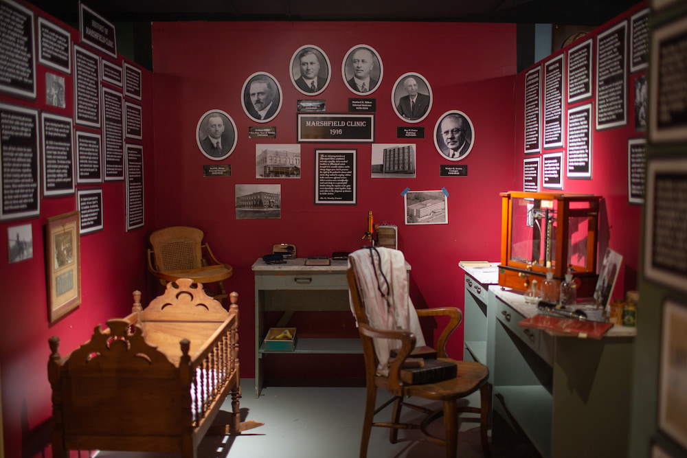 Clinic display, Marshfield Heritage Museum