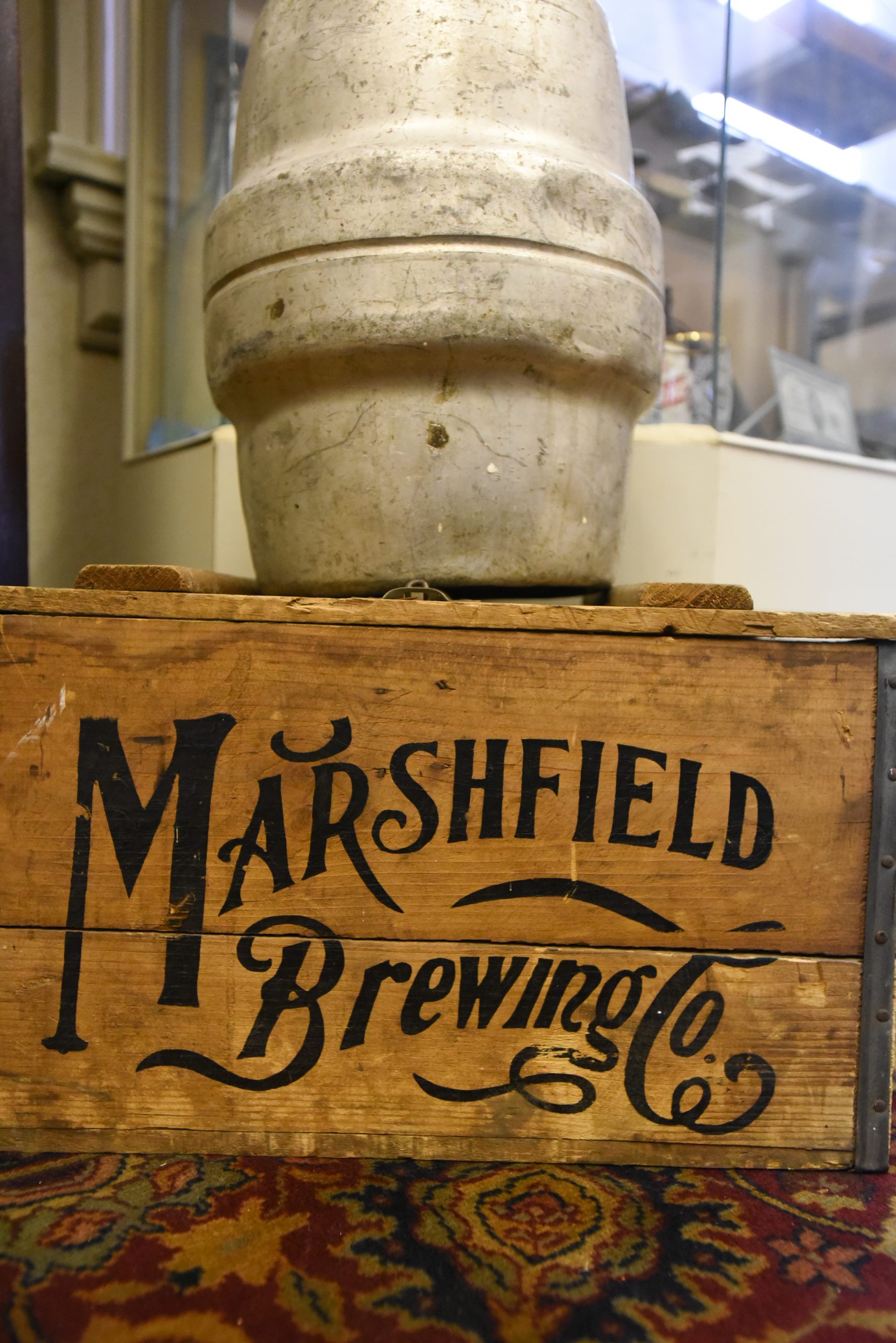 Marshfield Brewery crate