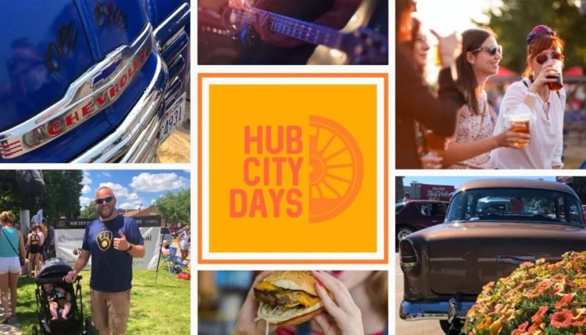 Graphic for Hub City Days in Marshfield WI