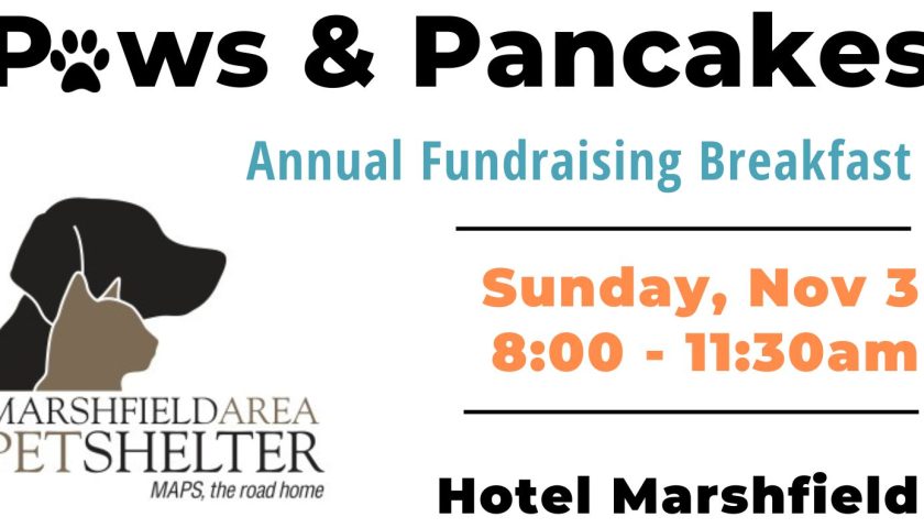 Featured Event: Paws & Pancakes Fundraising Breakfast