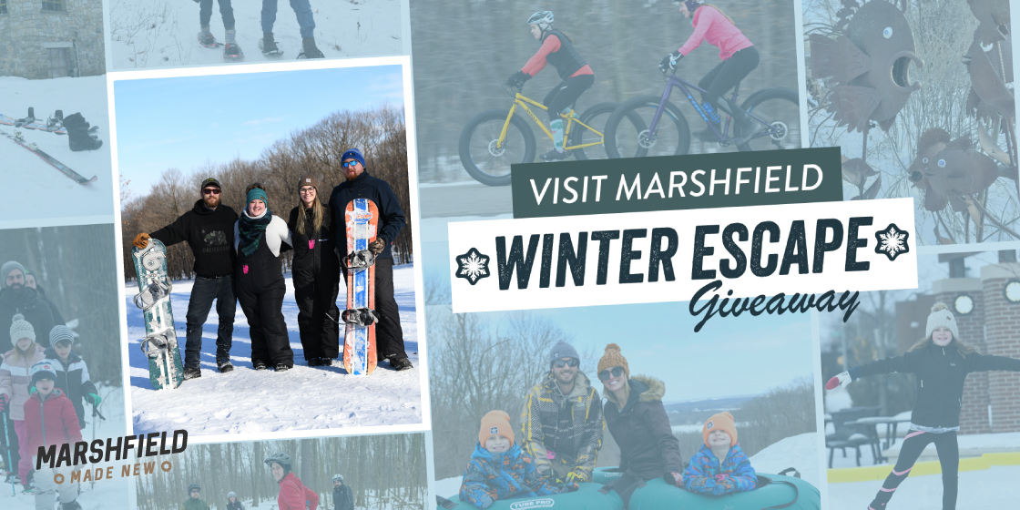 Visit Marshfield Winter Escape Giveaway | Enter to win a winter getaway to central Wisconsin!