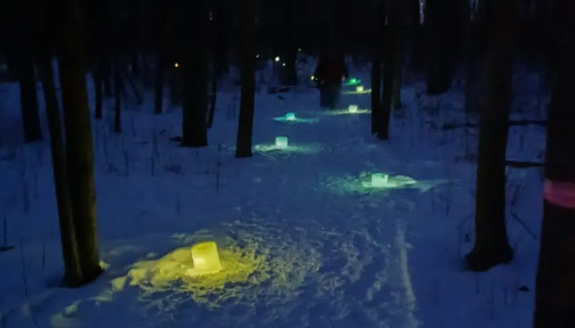 Featured Event: Auburndale School Forest Ice Glow