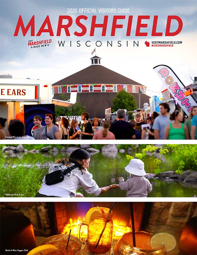 2026 Visit Marshfield Visitor Guide cover