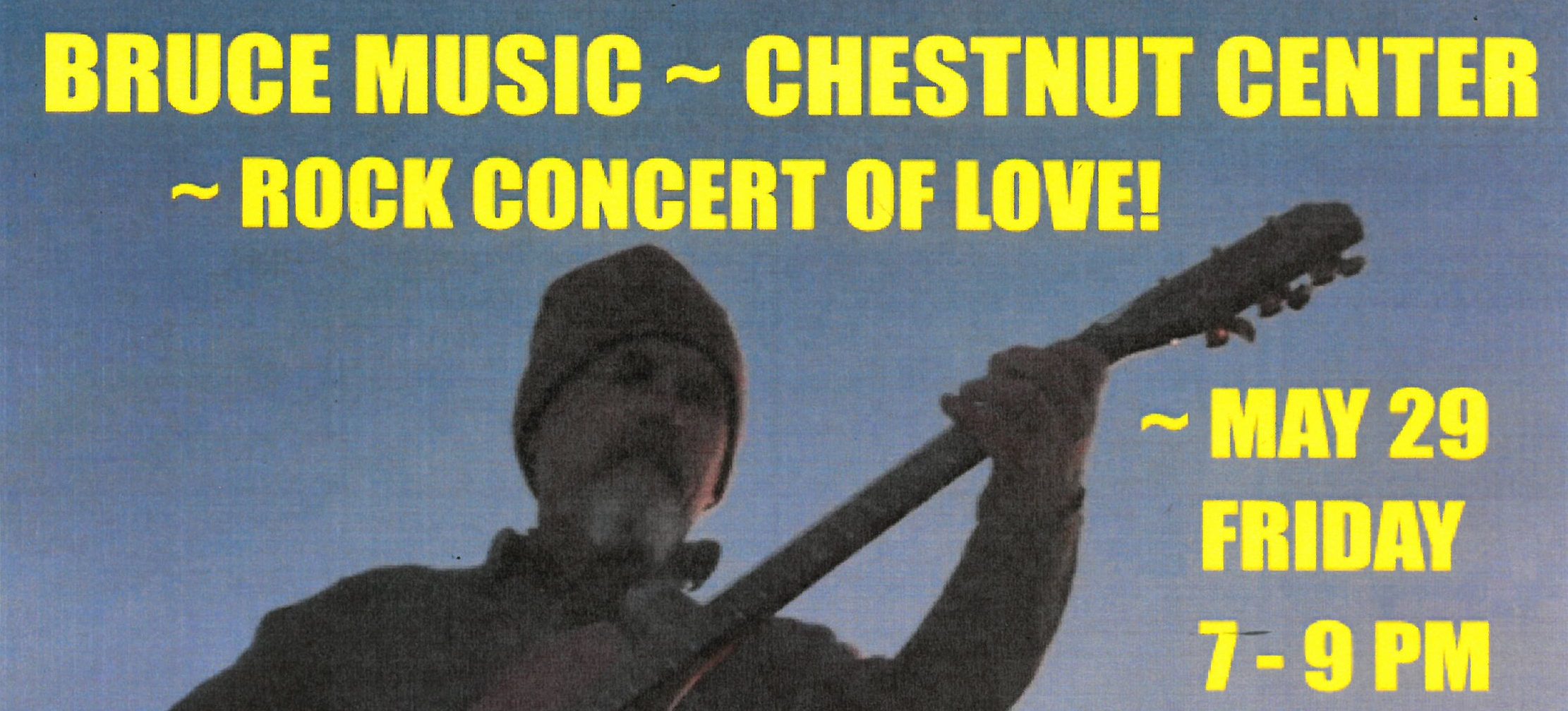 Bruce Music poster